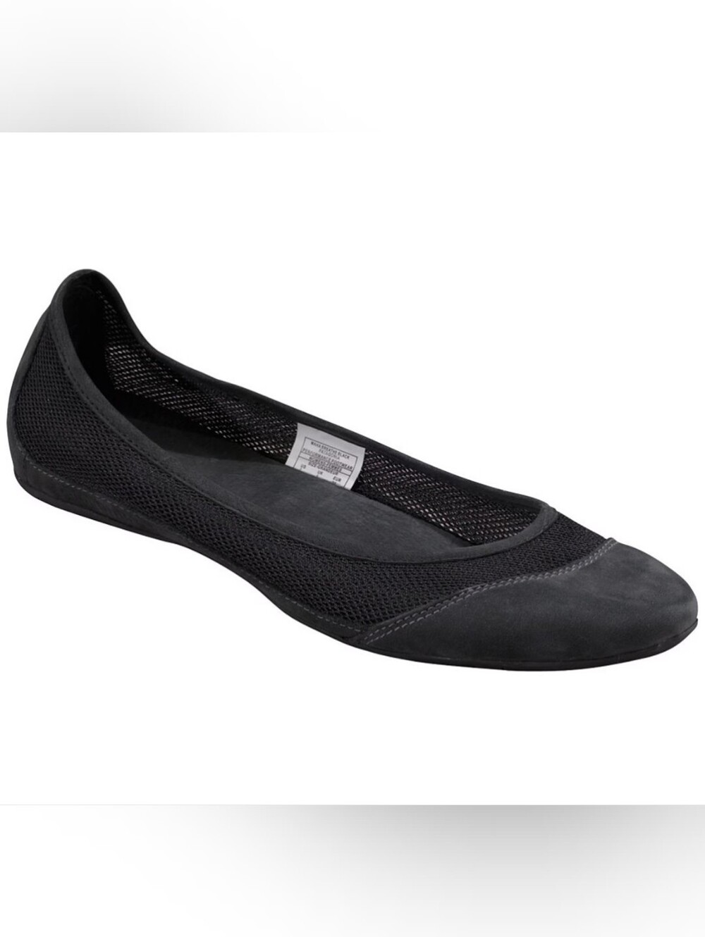 Patagonia Maha Beathe Ballet Flats Shoes 7.5 Black Mesh Gorpcore Preppy